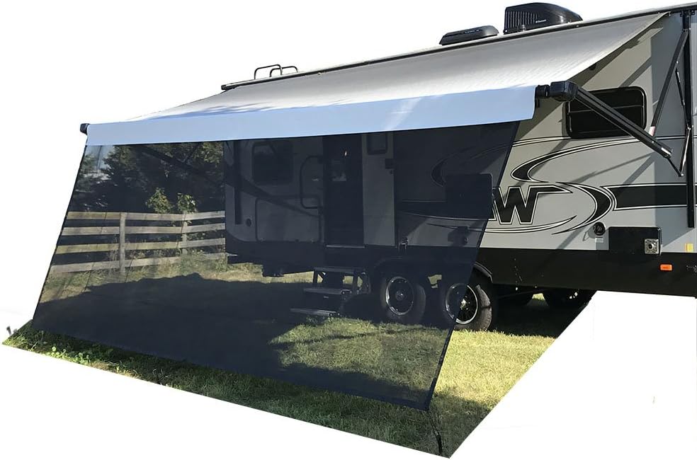Toldo autocaravana 8x10ft x3pulg malla UV camping