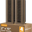 4 Pzas Cubiertas Ventilación Piso Acero Resistente