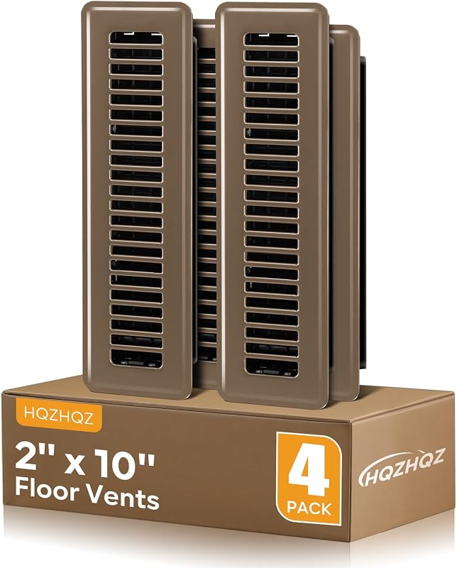 4 Pzas Cubiertas Ventilación Piso Acero Resistente