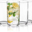 Set 4 Vasos Collins Plástico PET Transparente 14oz Reutilizable