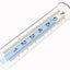 Tubo vidrio repuesto medidor lluvia 7pulg tapa patio exterior