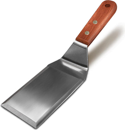 Espátula acero inox Blackstone mango madera 10.7x2.8pulg