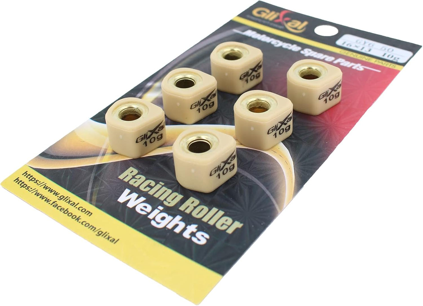 Deslizadores variadores 0.630x0.512pulg para scooter 50cc