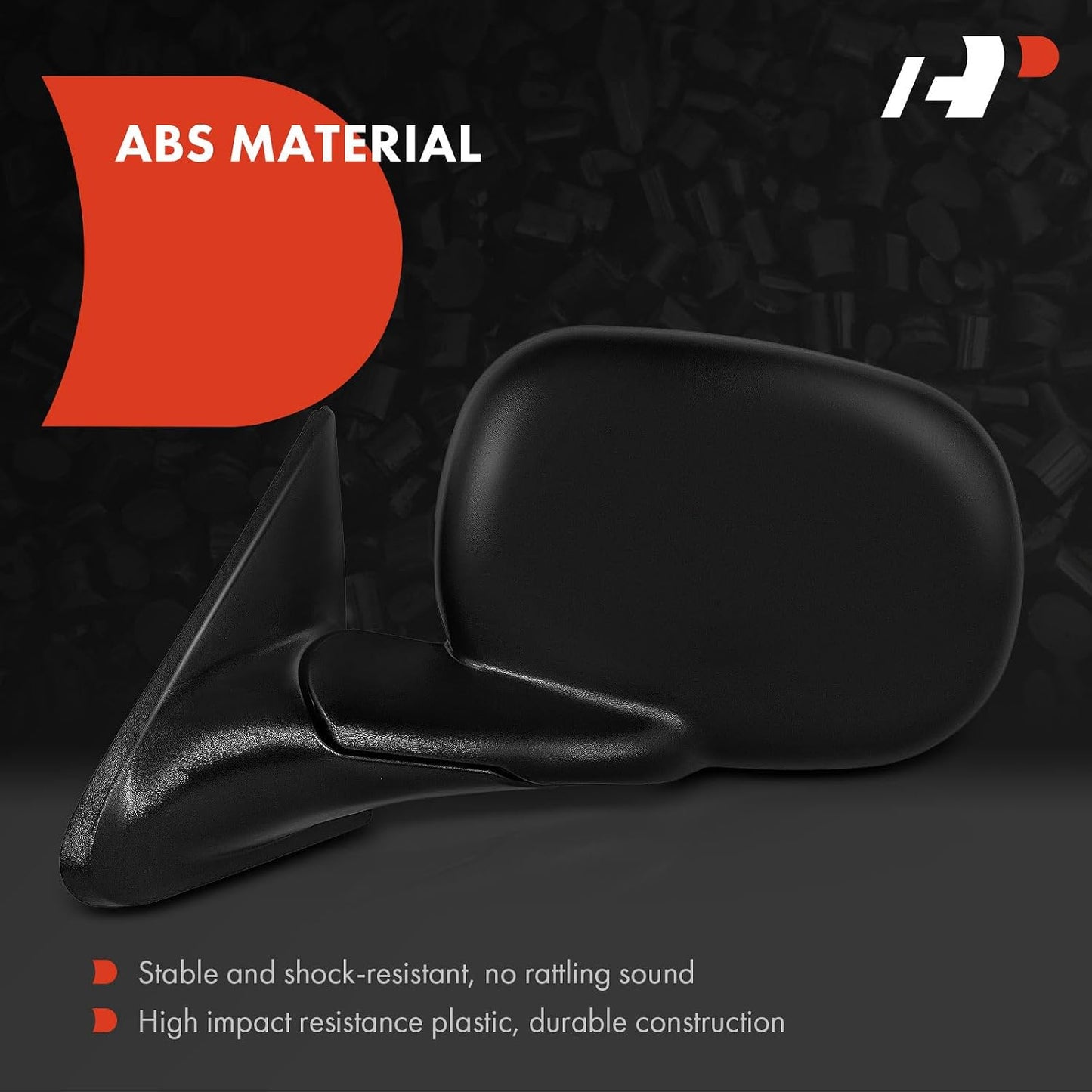 Espejo retrovisor Dodge Ram 1500 98-01 negro plegable