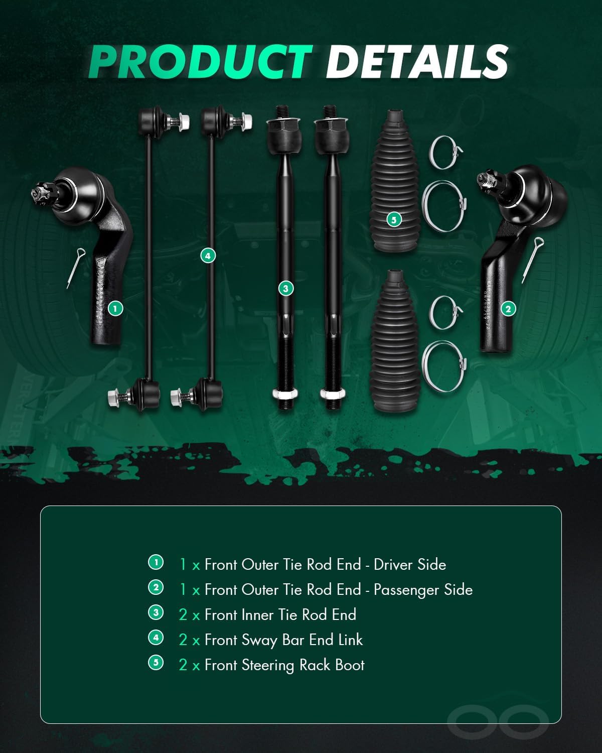 Kit suspensión delantera Mazda 3 06-15 y Mazda 5 04-09