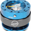 Kit adaptador volante aluminio 6 pernos hub gen 2.0 azul