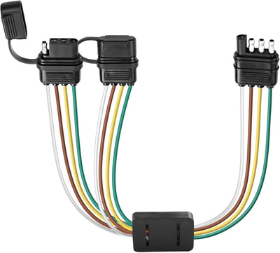 Adaptador divisor en Y 4 vías arnés 4 pines macho a doble hembra