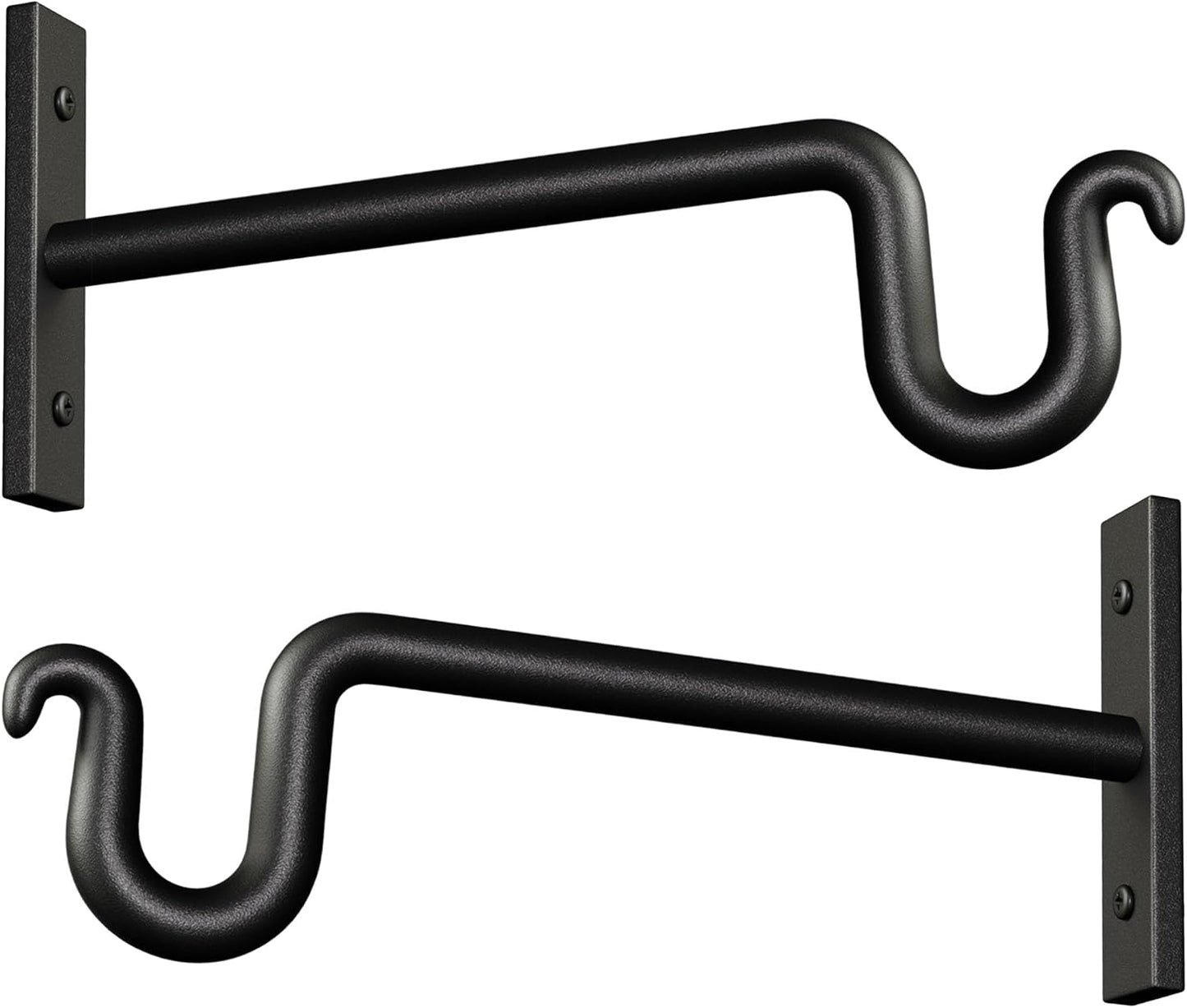 Gancho para plantas 10pulg set 2 soportes metal