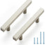 30 Manijas Níquel Cepillado 3" para Gabinetes Acero Inox