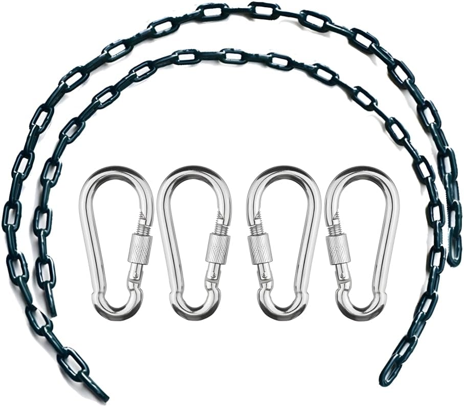 Cadenas columpio 4 eslabones hierro antioxidante