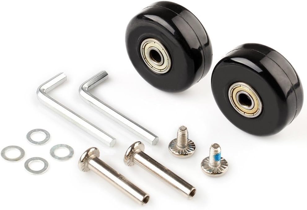 Kit ruedas equipaje OD40-2.520pulgada ABEC 608zz 2 Pzas