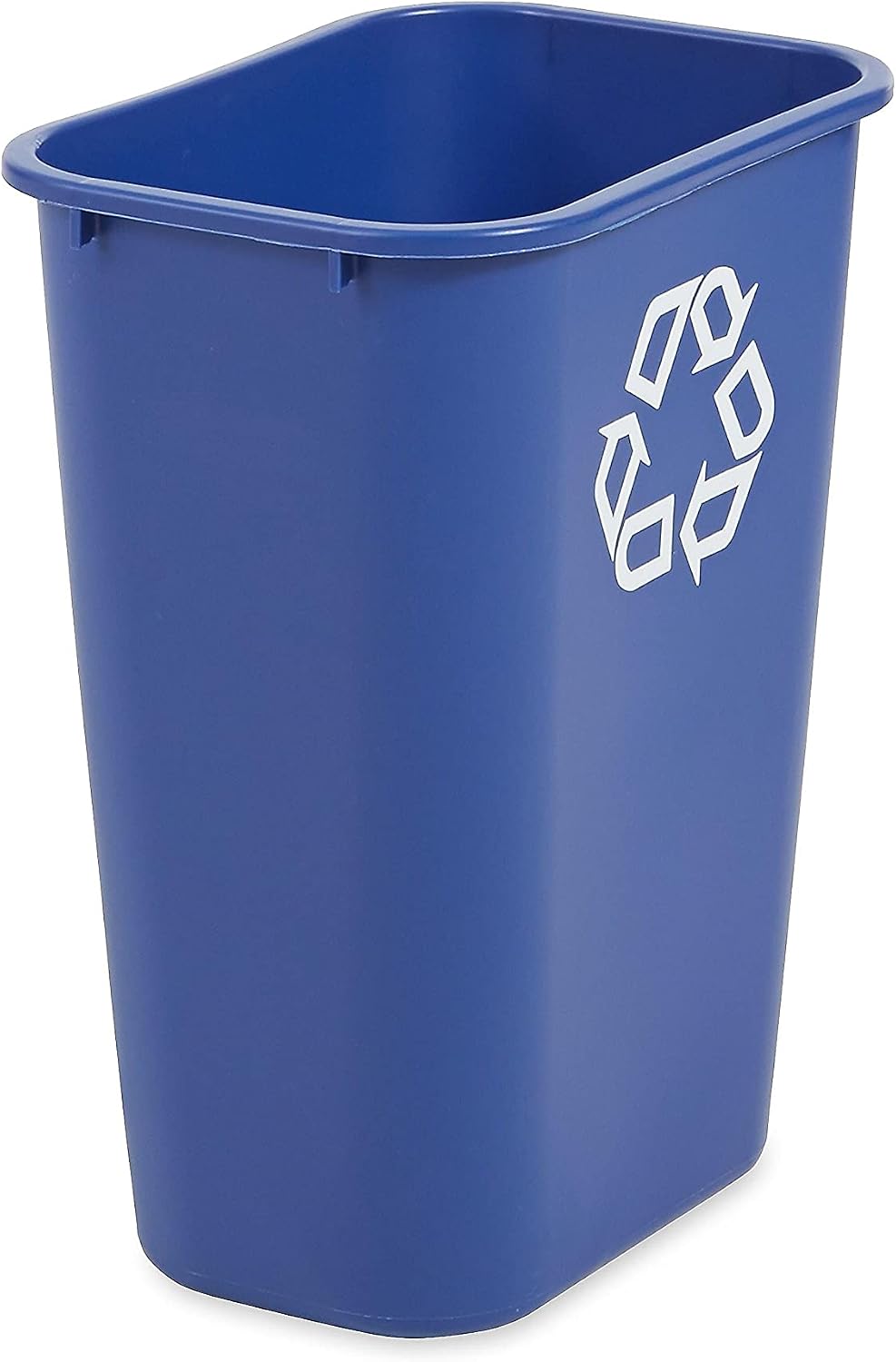 Recipiente reciclaje escritorio 41.25qt plástico color azul
