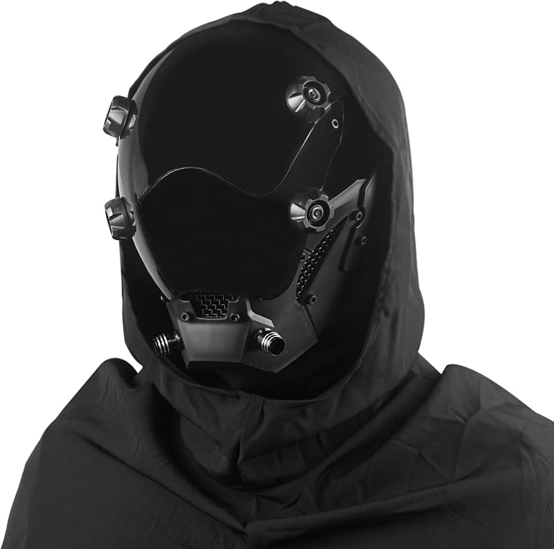 Máscara punk goth para hombre cosplay halloween
