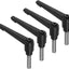 4 Manijas Palanca Acero Inox M10x1.18pulg Ajustables