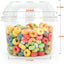 Contenedor PET reciclado 16oz con tapa 20 Pzas