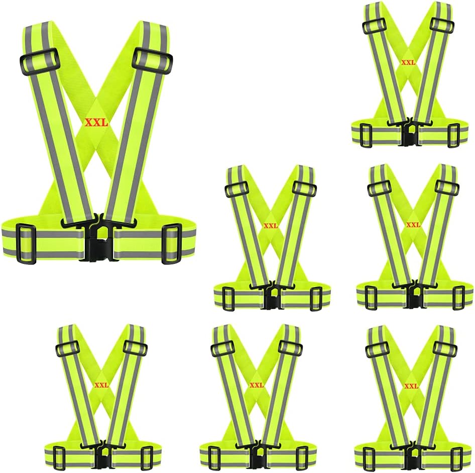 Chaleco seguridad alta visibilidad XXL para correr