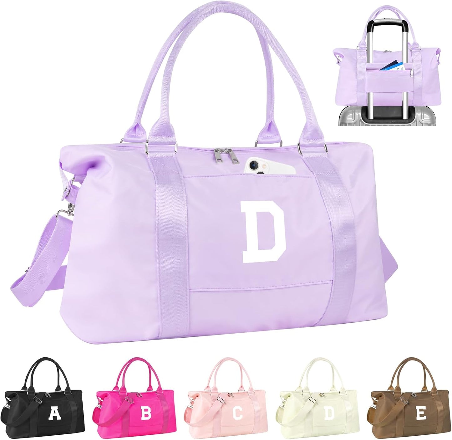 Bolsa viaje lona para deportes y fin de semana monograma