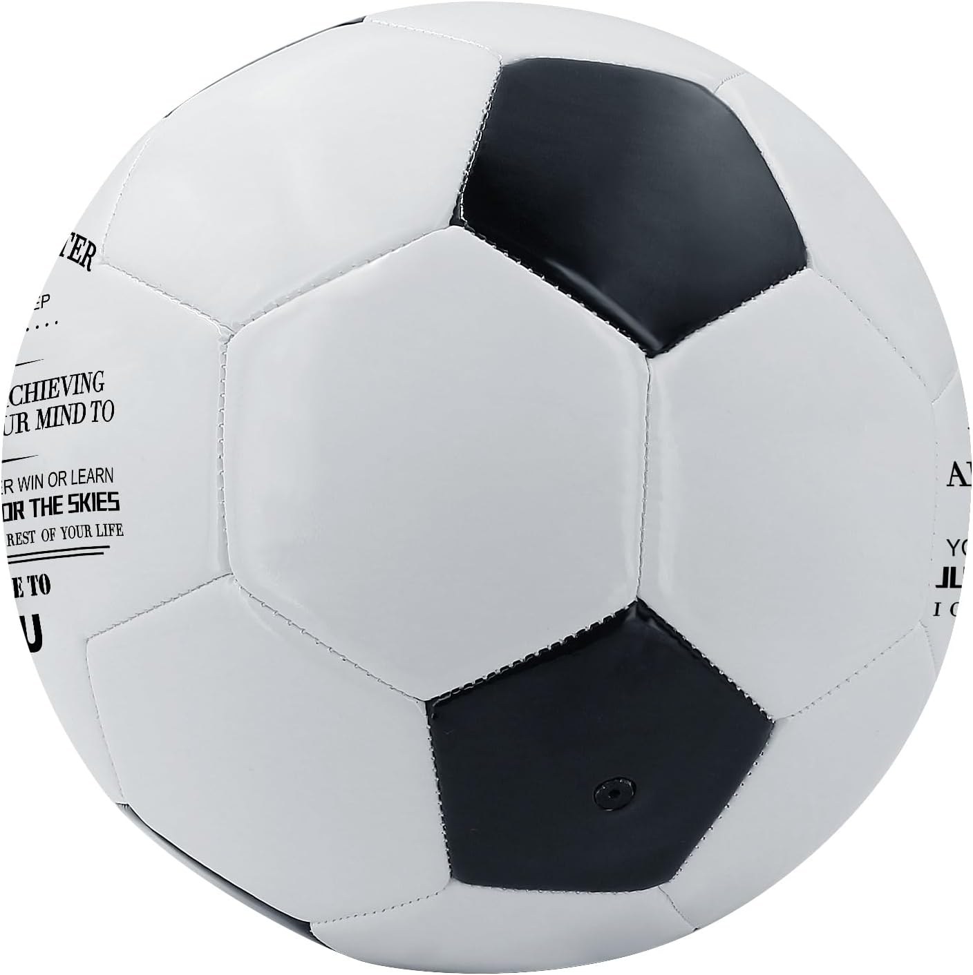 Balón fútbol clásico grabado con bomba para niños y adultos