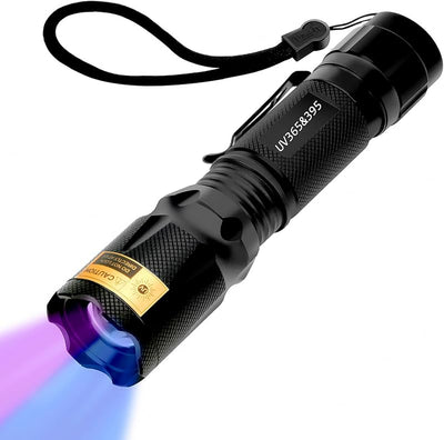 Linterna UV para detección orina mascotas y minerales