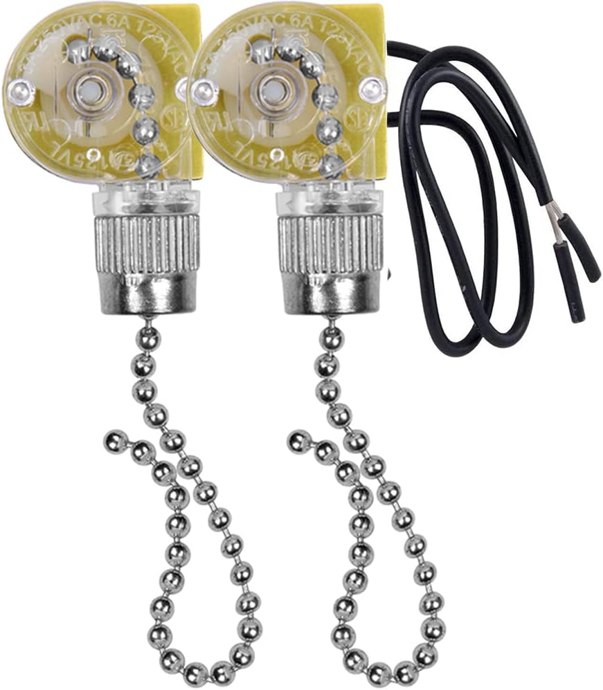 Interruptor de luz ZE-109 para ventiladores lámparas y luces pared