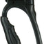 Abrazadera cuerda ergonómica escalada 0.315-0.512" Negro