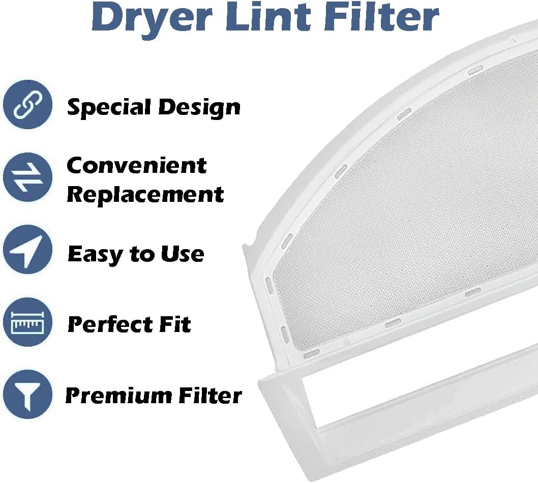Filtro pelusa repuesto WE18X25100 para secadora GE