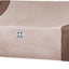 Funda sofá exterior impermeable 79x37x24" marrón