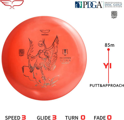 Putter golf de disco 5.82-6oz deslizamiento recto