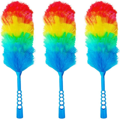 Pack 3 Plumeros 19pulg Cabezal Beandable Lavable