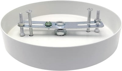 Kit toldo candelabro iluminación techo acero placa cubierta blanco