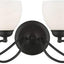 Luz baño Brookside 4 luces color negro