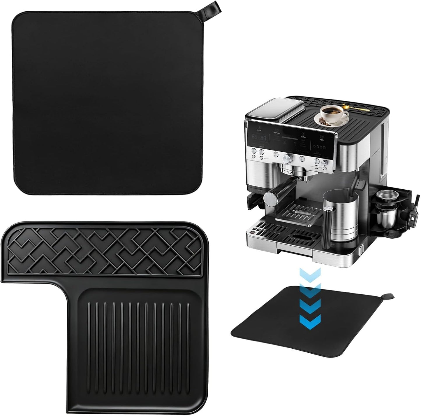 Alfombrillas deslizantes y superiores para máquina de café Ninja Luxe ES601 ES701