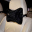 2 Almohadas Cervicales para Coche Diamantes Negros