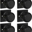 Perillas puerta negras mate pack 3