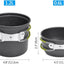 Kit cocina camping olla sartén portátil