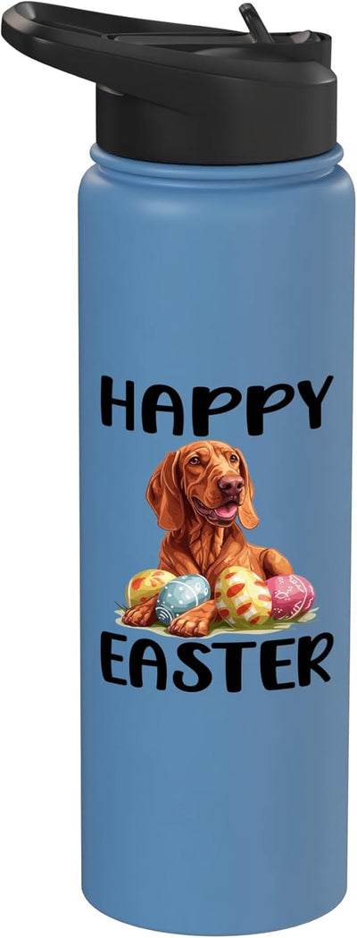 Botella de agua acero inoxidable aislada para perros Redbone Coonhound