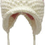 Gorro punto cálido con orejas zorro y pompón