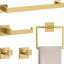 Set 5 Pzas Accesorios Baño Acero Inox 16"