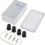 Caja conexión universal plástico ABS IP65 impermeable gris