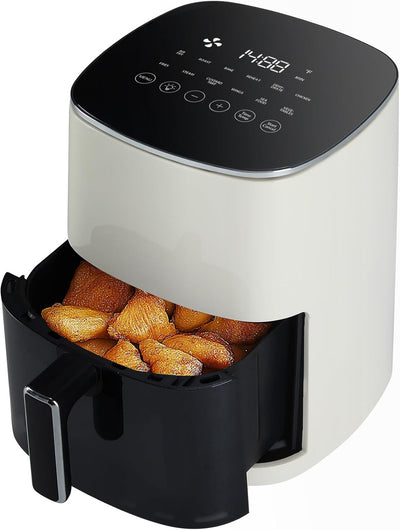 Freidora aire 6qt 12en1 con ventana asar hornear