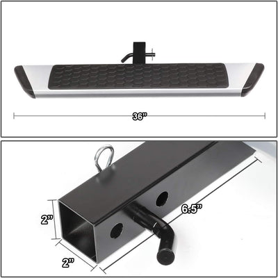 Barra escalón enganche universal 36" para camiones y autos