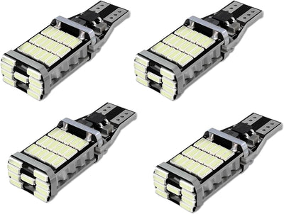 4 Luces LED Marcha Atrás T15 4014 45SMD Superbrillantes