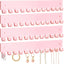 Soporte acrílico para collares 4uds con 12 ganchos
