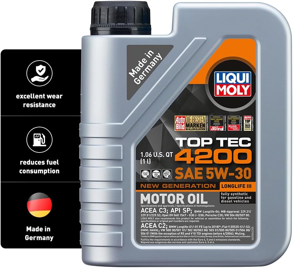Aceite sintético motor 5W-30 tecnologia 4200
