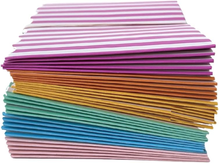 36 Mini Cajas Palomitas 4pulg Cartón Colores Surtidos