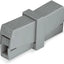 Conector iluminación 1 polo doble apriete gris