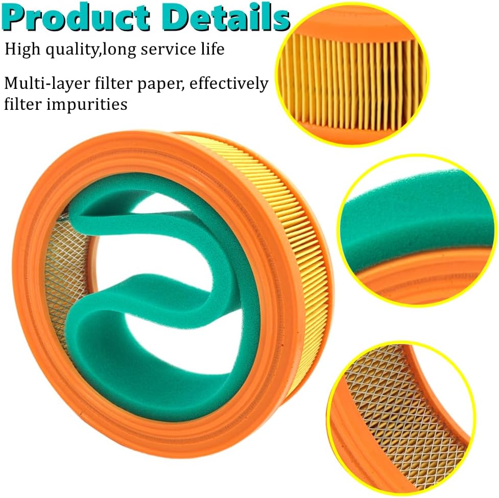 Filtro aire reemplazo B&SS 4135 5050H 14-18HP Motor