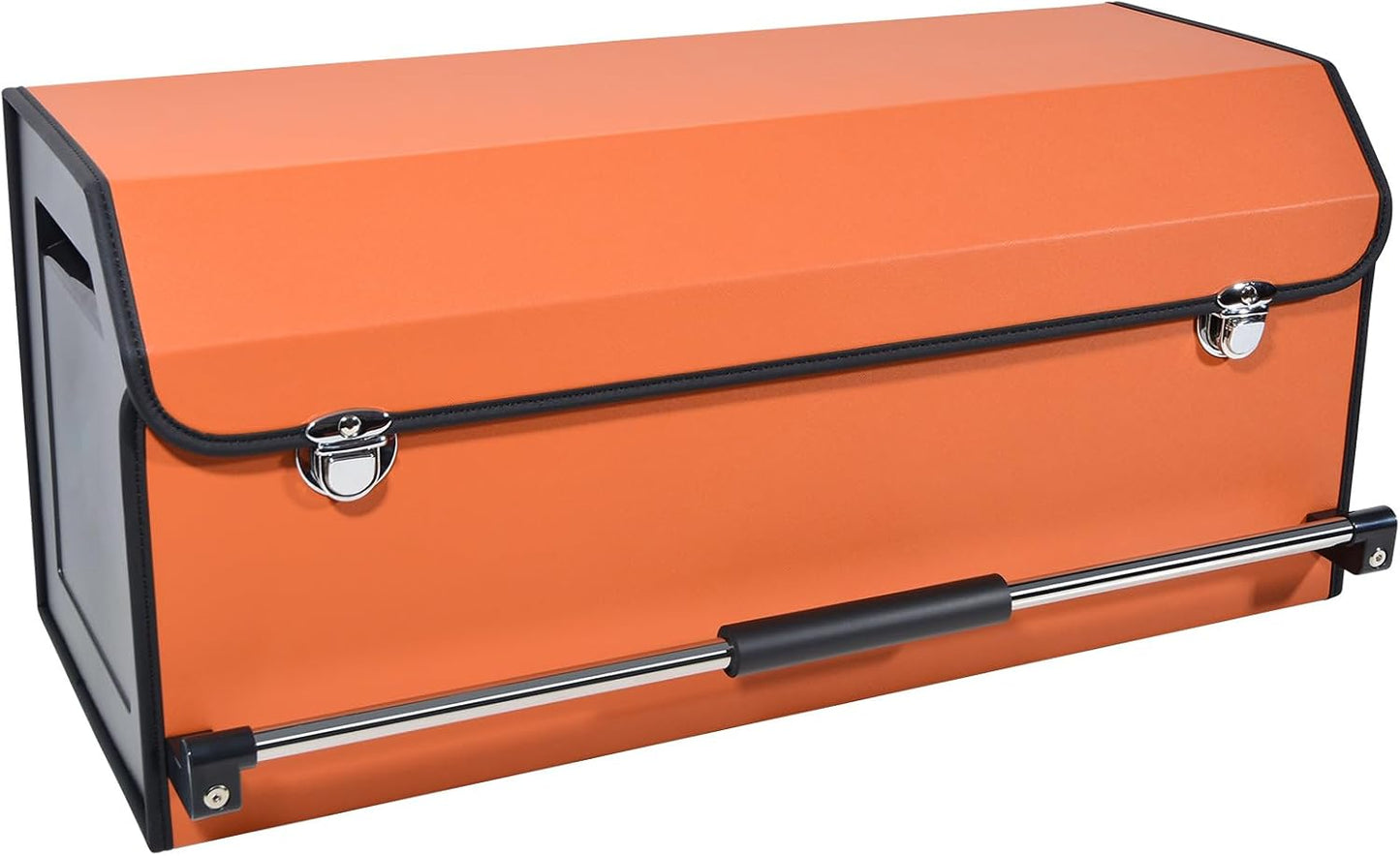 Organiz. maletero SUV cuero plegable 27x11" naranja