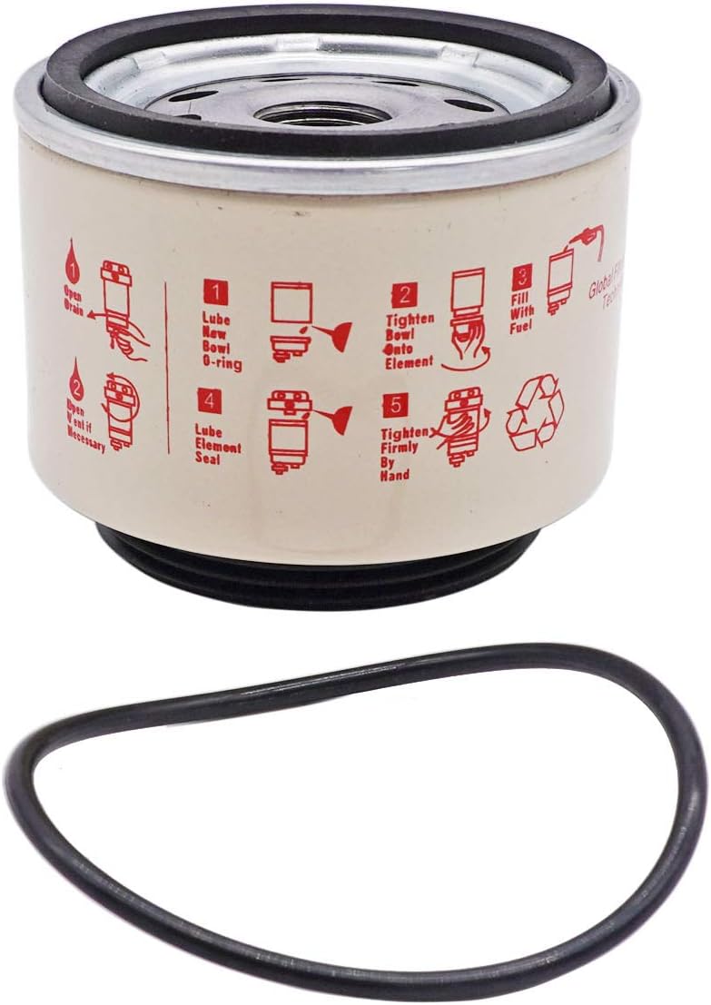 Filtro combustible giratorio separador agua R12P 30micrones