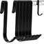6 Pzas Ganchos J Estantes Alambre 3.6" Metal Negro